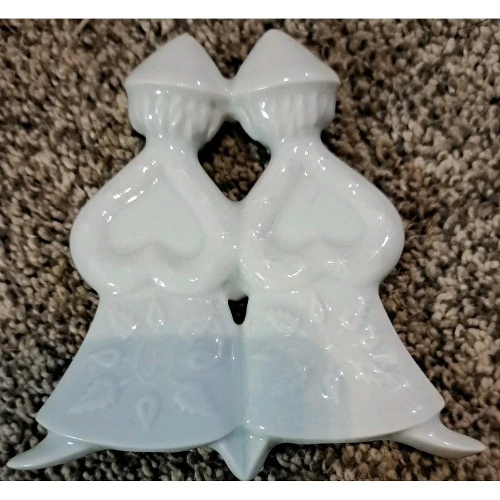 Vtg 1974 Haviland Christmas Ornament Noel‎ Caroling Angels Limoges Prolongeau